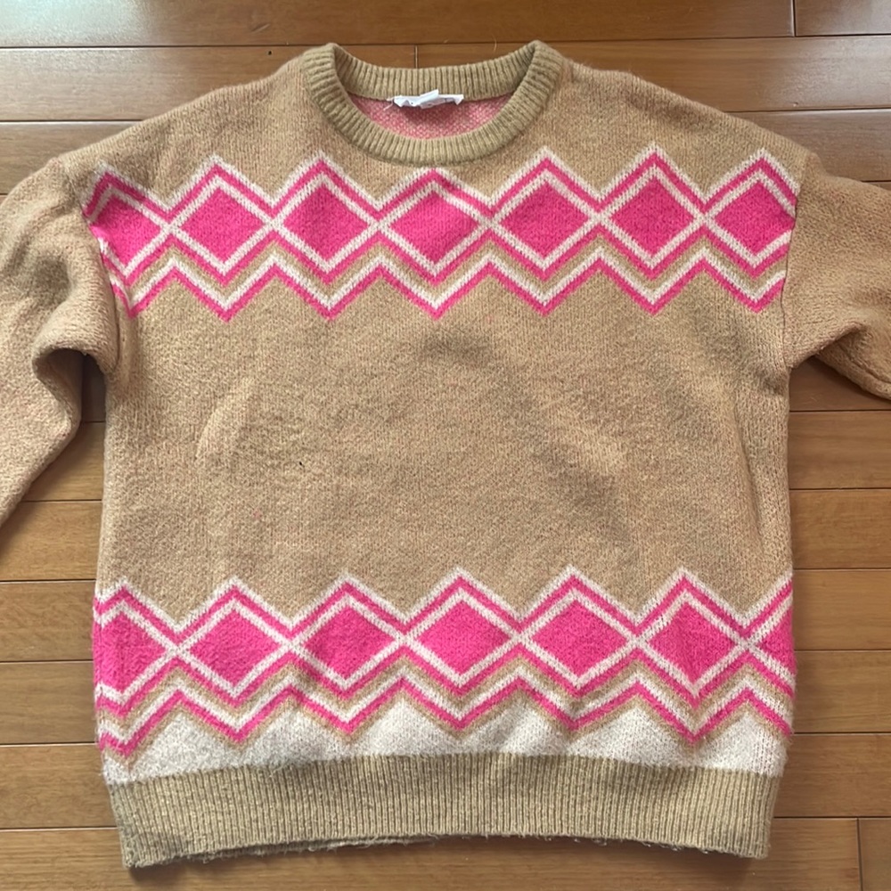Warm fun sweater for a cold day.